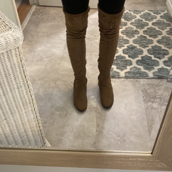 Aldo Shoes - Aldo suede tan knee high boots 6.5
